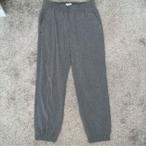 Banana Republic Women's Gray Elastic-Waist Jogger Pants